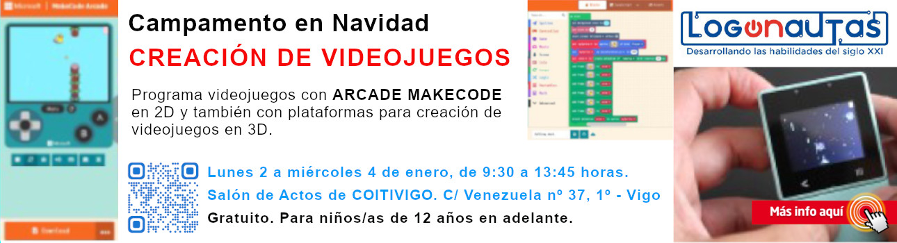 Campamento en Navidad. CREACIÓN DE VIDEOJUEGOS. Enero 2024.