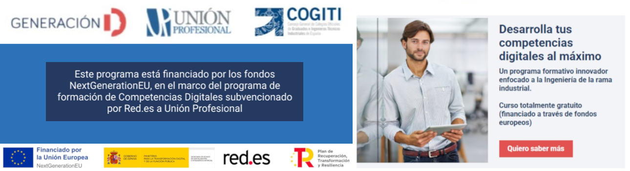 Formación subvencionada gratuita. Programa de formación en Competencias Digitales.
