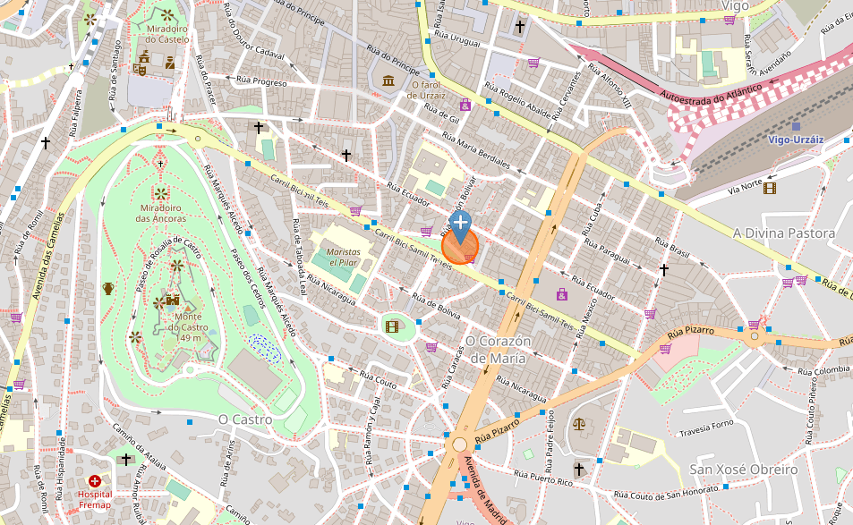 Mapa con la ubicación de AITIGIRIP