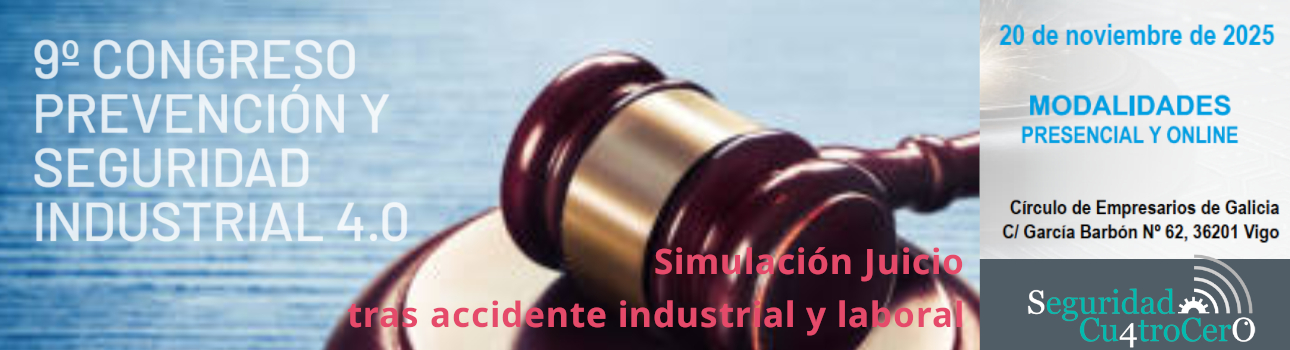 Slide 9º Congreso Internacional LA PREVENCIÓN Y LA SEGURIDAD INDUSTRIAL 4.0